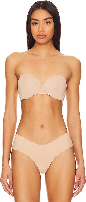 Natori Pure Luxe Strapless Contour Underwire Bra