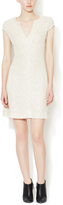 Thumbnail for your product : L'Agence Metallic Tweed Cap Sleeve Dress