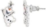 Thumbnail for your product : Frozen Disney® Frozen Silver- Plated Olaf the Snowman Stud Earrings- Multicolor (18")