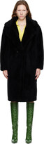 Thumbnail for your product : Yves Salomon Meteo Black Oversized Coat