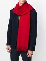 Thumbnail for your product : Hermes Pre Owned cashmere fringed shawl