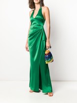 Thumbnail for your product : Alice + Olivia Gathered Satin Gown