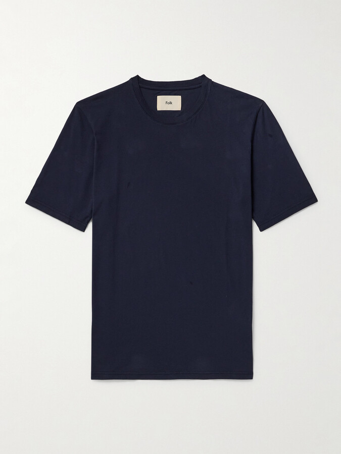 Folk Assembly Cotton-Jersey T-Shirt