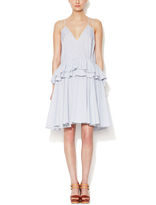 Thumbnail for your product : Marni Cotton Poplin Peplum Dress