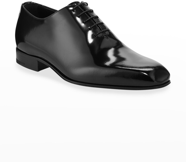 Ermenegildo Zegna Men's Monte Carlo Whole-Cut Spazzolato Leather Oxford  Shoes - ShopStyle