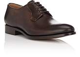Thumbnail for your product : Barneys New York Men's Burnished Leather Bluchers - Brown
