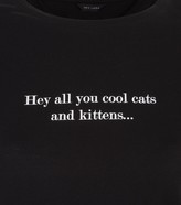 Thumbnail for your product : New Look Cool Kittens Slogan T-Shirt