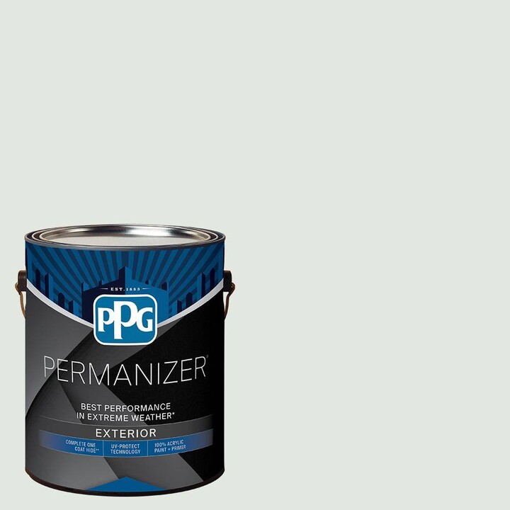 PERMANIZER 1 gal. PPG1134-2 Tidal Foam Flat Exterior Paint