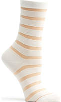 Thumbnail for your product : Ozone Sheer Stripe Crew Socks