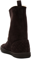 Thumbnail for your product : Bottega Veneta Fur Lined Suede Boots