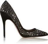 Thumbnail for your product : Jean-Michel Cazabat Jean Michel Cazabat Elle embellished suede pumps