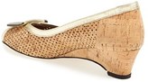 Thumbnail for your product : VANELi 'Bonnee' Perforated Open Toe Pump (Women) (Special Purchase)