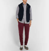 Thumbnail for your product : Brunello Cucinelli Tapered Fleece-Back Stretch-Cotton Jersey Sweatpants - Men - Burgundy