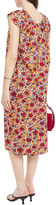 Thumbnail for your product : Marni Gathered Printed Cotton-poplin Midi Dress