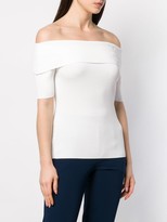 Thumbnail for your product : P.A.R.O.S.H. Off Shoulder Ribbed Knit Top