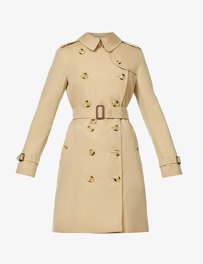 Burberry Double Breasted Trench Coat | Shop the world's largest 