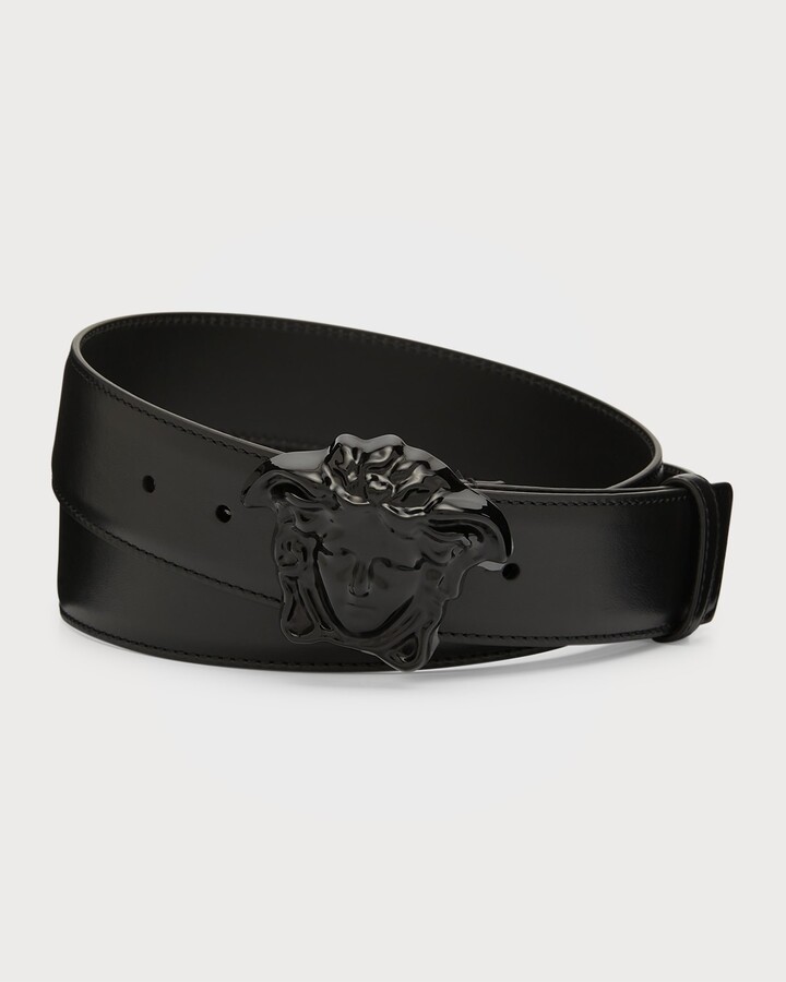 Versace Medusa Head Buckle Belt - ShopStyle