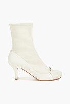 Thumbnail for your product : Valentino Garavani Crystal-embellished Leather Ankle Boots