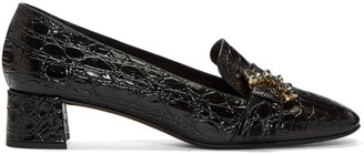 Erdem Black Embellished Loafers