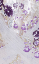 Thumbnail for your product : Marchesa Illusion Floral Embroidered Gown