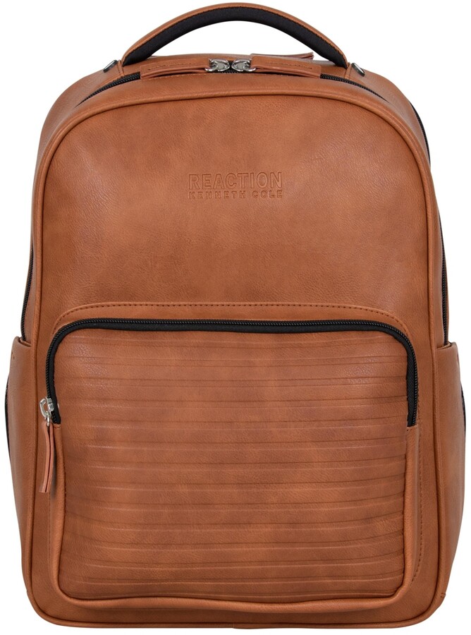 kenneth cole leather backpack