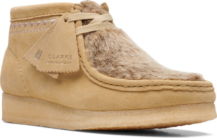 Clarks Leather Wallabee Boots | ShopStyle