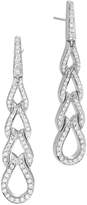 Thumbnail for your product : John Hardy Classic Chain Sterling Silver Diamond Pave Drop Earrings