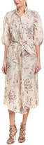 Thumbnail for your product : Zimmermann Printed Linen Shirtdress