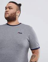 Thumbnail for your product : Fila Vintage Ringer T-Shirt With Small Logo In Gray