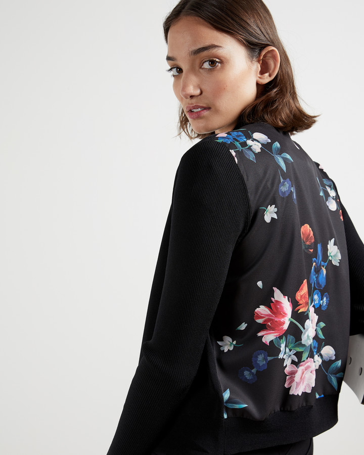 ted baker floral cardigan