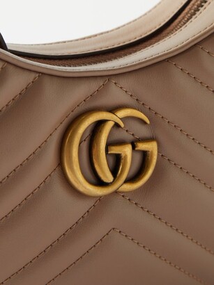 Gucci - GG Marmont 2.0 Mini Matelassé-leather Handbag - Womens - Pink