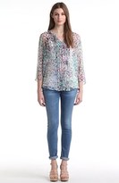 Thumbnail for your product : Casual Studio Pintuck Pleat Split Neck Blouse