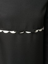 Thumbnail for your product : RED Valentino Scalloped Trim Mini Dress