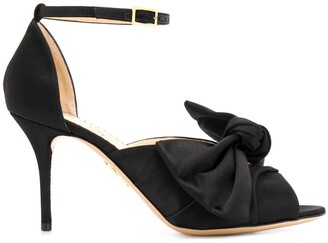 Charlotte Olympia Bow Front Stiletto Sandals