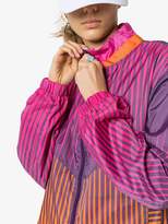 Thumbnail for your product : House of Holland stripe-print stand-collar track jacket