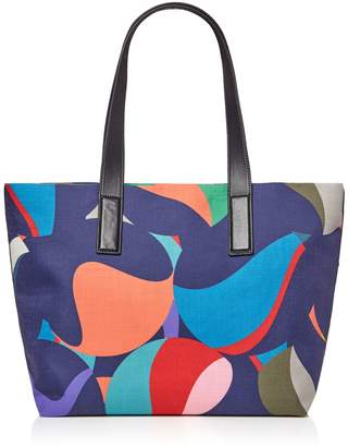 Paul Smith Marble print canvas tote bag