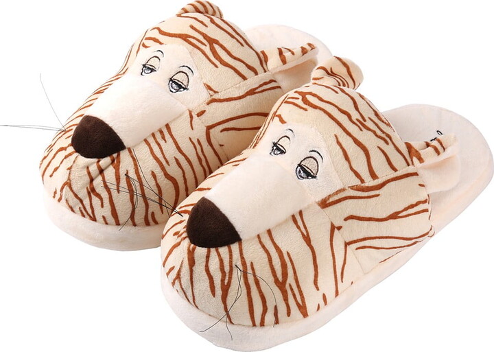 AERUSI Animal Plush Indoor House Slippers