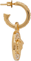 Thumbnail for your product : Versace Gold Diamond Medusa Earrings