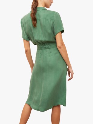 Gerard Darel Sienna Knee Length Dress, Green