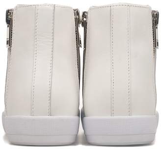 Diesel White Nentish Leather High-top Sneakers