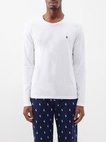 Thumbnail for your product : Polo Ralph Lauren Logo-embroidered Cotton Pyjama Top