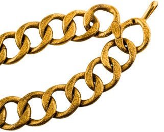 Chanel Chain-Link Medallion Belt