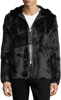 Thumbnail for your product : Bally Rabbit Fur Jacket with Trainspotting Stripe