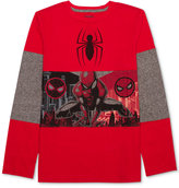 Thumbnail for your product : Marvel Spider-Man Graphic-Print Shirt, Big Boys (8-20)