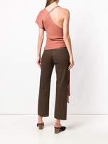 Thumbnail for your product : Jacquemus waist-tied asymmetric top