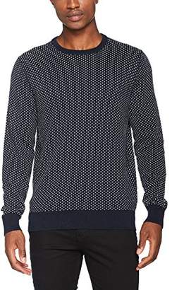 Tommy Hilfiger Men's Textured Mini Jacq C-NK CF Sweatshirt,Small