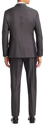 Emporio Armani Wool & Silk Pindot G Line Suit