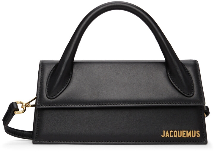 Jacquemus Black La Montagne 'Le Chiquito Long' Clutch - ShopStyle Shoulder  Bags