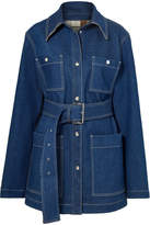 Thumbnail for your product : Acne Studios Belted Denim Jacket - Mid denim