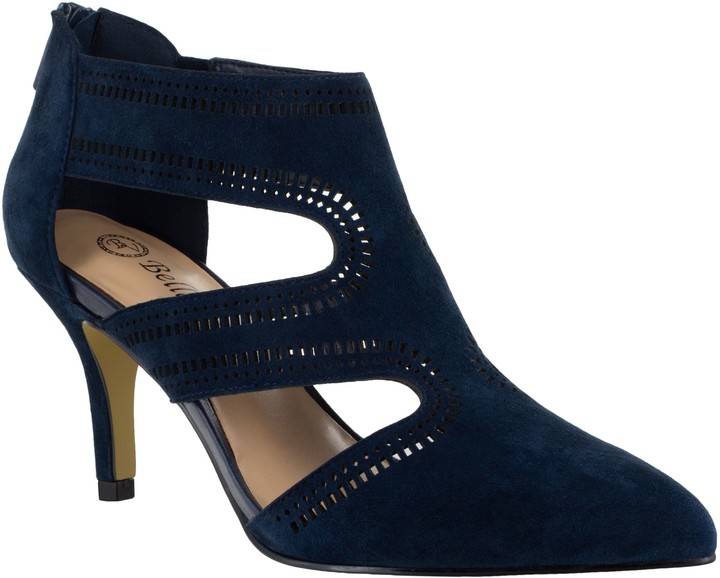 womens navy blue shooties